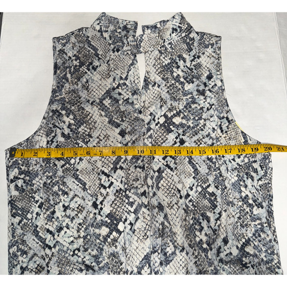 Liverpool Los Angeles Womens XL Top Maximalist Animal Snakeskin Print Multicolor - Picture 3 of 7